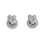 Knotted Pave Studs