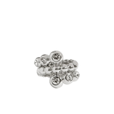 Puffy Pave Ring | Silver