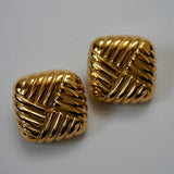 Woven Square Stud
