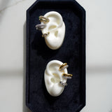 Double CZ Ear Cuff