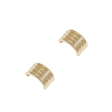 Ribbed Chic Stud
