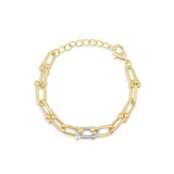 U Link Pave Bracelet