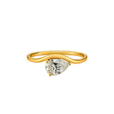 Dainty Pear Ring