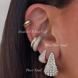 Double CZ Ear Cuff