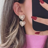 Double the Love Earring