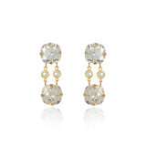 Antique Crystal Drop Earring