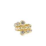 Puffy Pave Ring | Gold