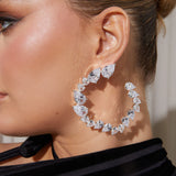 Teardrop Swirl Stud
