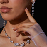 Crystal Teardrop Necklace