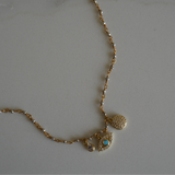 Radiant Eye Charm Necklace