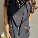 Square Tennis Necklace