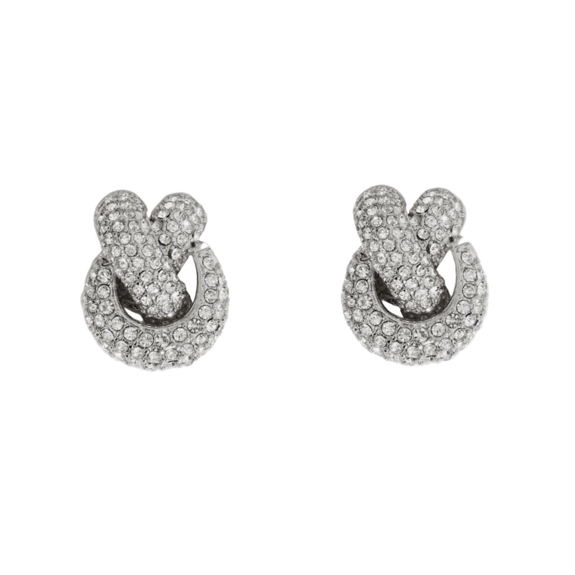 Knotted Pave Studs