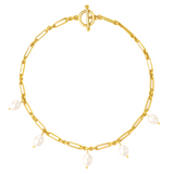 Toggle Pearl Necklace