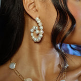 Pearl Swirl Hoop