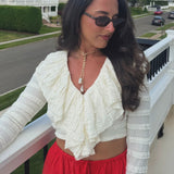 Pearl Tie Necklace