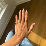 Tri Stone Hand Chain