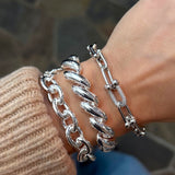 U Link Pave Bracelet