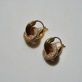 Golden Duo Hoop