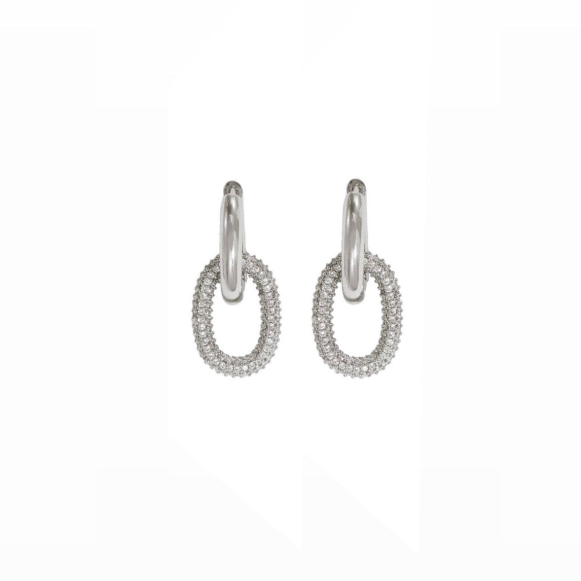 Oval Link Hoop