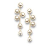 Bubbly Pearl Drop Earring