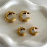 Ribbed Tube Hoop | Small