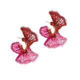 Half & Half Ruffle Earring