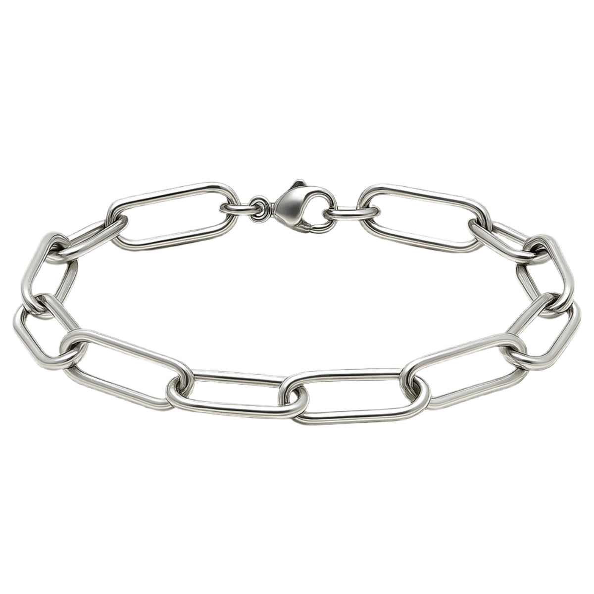 Large Paperclip Chain Bracelet