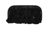 Crystal Clutch Bag - Black