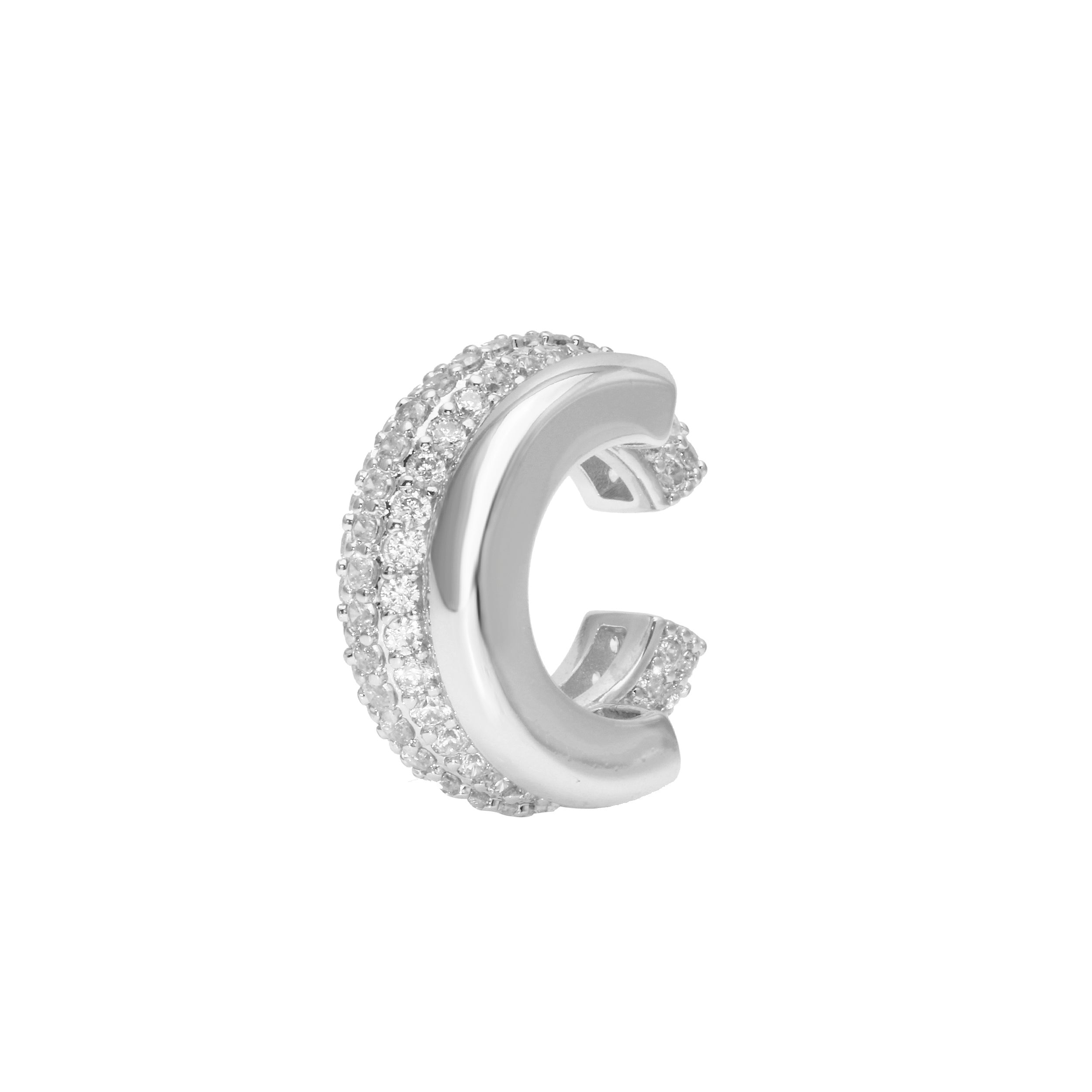 Double CZ Ear Cuff