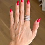 Stacked Pave Ring
