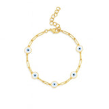 Dainty Evil Eye Bracelet
