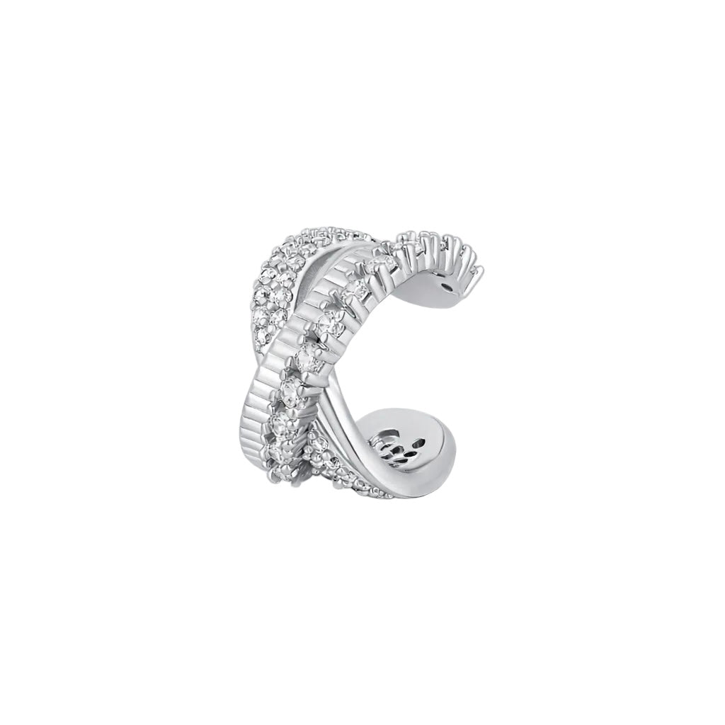 Pave Twist Ear Cuff
