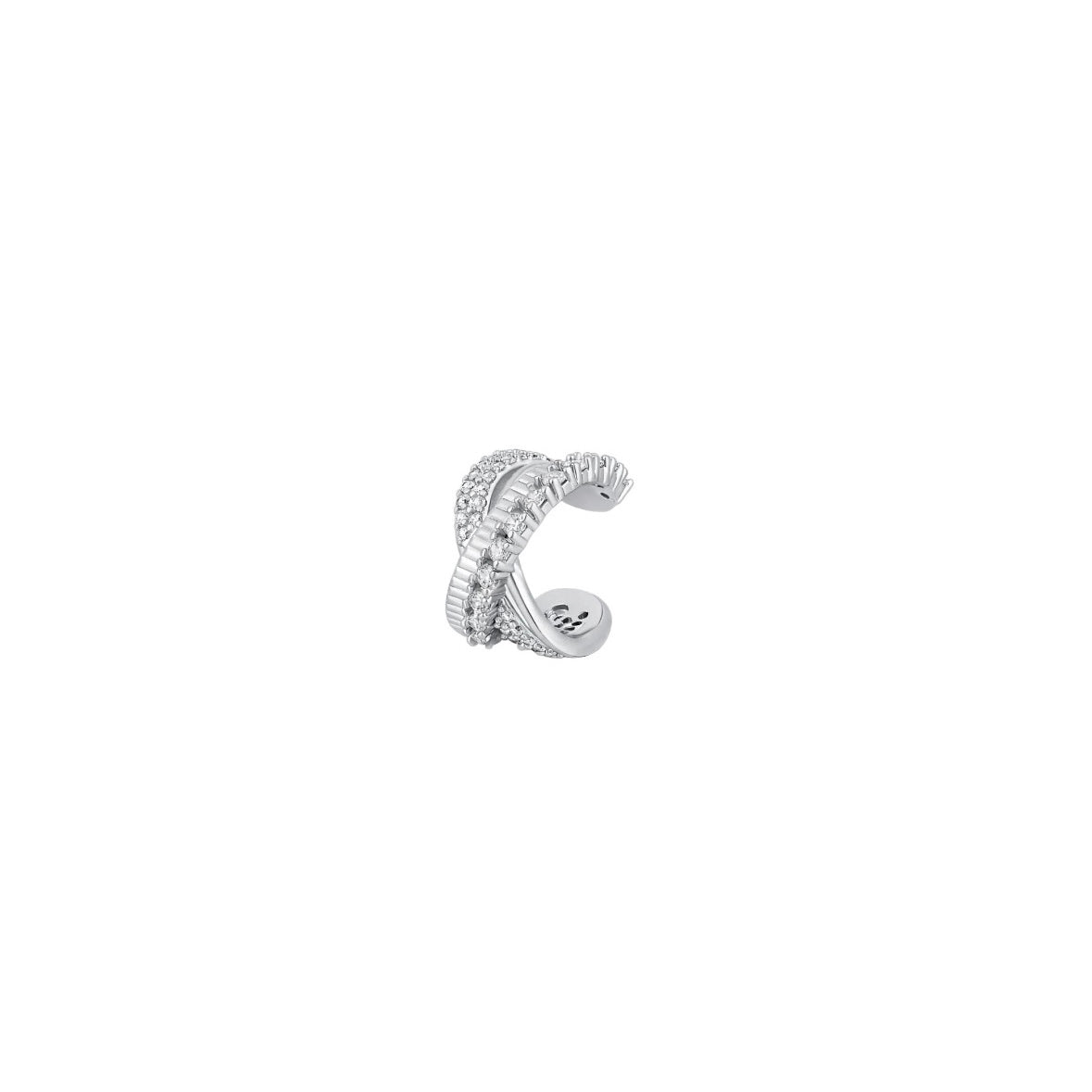 Pave Twist Ear Cuff