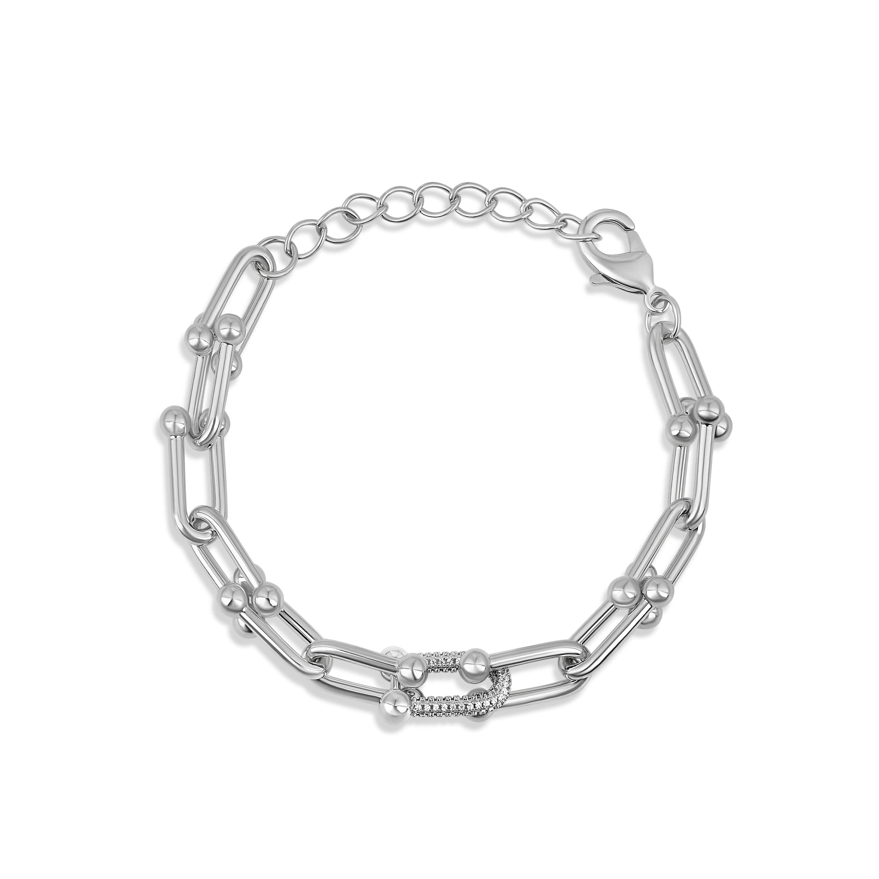 U Link Pave Bracelet