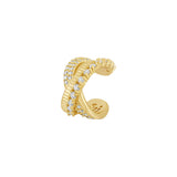 Pave Twist Ear Cuff