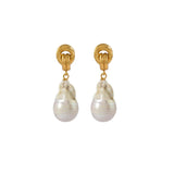 Knotted Pearl Earring