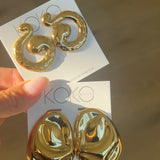 Swirl Statement Stud