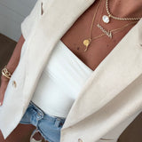 Large Oval Charm Necklace