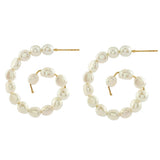 Pearl Swirl Hoop