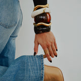 Espresso Resin Bangle