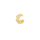 Round CZ Ear Cuff
