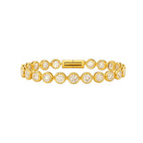 Round Bezel Tennis Bracelet