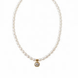 Freshwater Pearl Charm Necklace