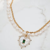 Emerald Love Necklace