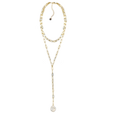 Luxe Layered Lariat Necklace