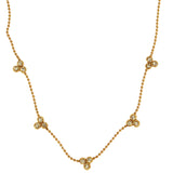 Tri Stone Necklace