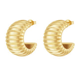 Golden Crest Hoop