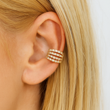 Pave Stacked Ear Cuff