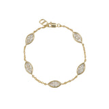 Marquise Bezel Bracelet