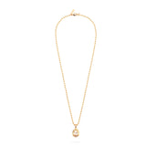 Long Pear Pendant Necklace